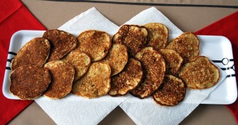 Placki kokosowo-bananowe