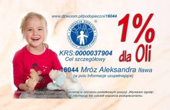 1% i Ty możesz pomóc!