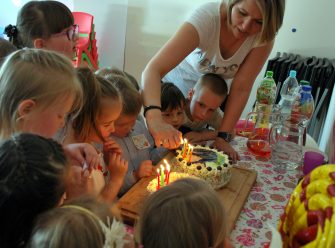 Przyjęcie urodzinowe Smerfów w Zakrzowska 29