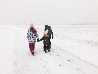 Pierwszy śnieg tej wiosny